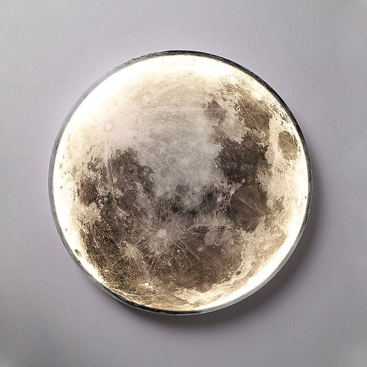 lune murale lumineuse pleine lune