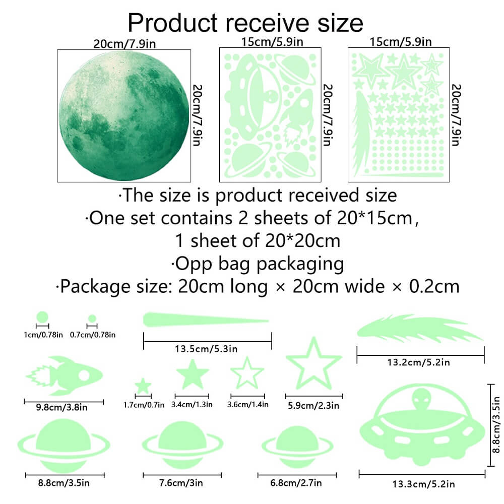 etoile phosphorescente chambre bébé
