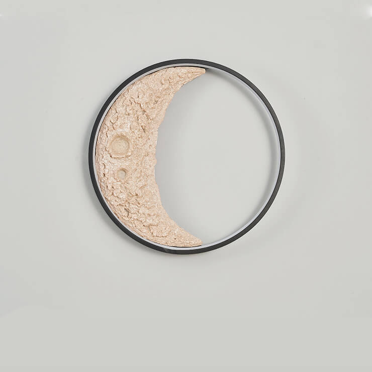 luminaire demi lune à fixer au mur