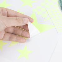 Thumbnail for étoiles fluorescentes pour chambre fourni avec la lune fluorescente