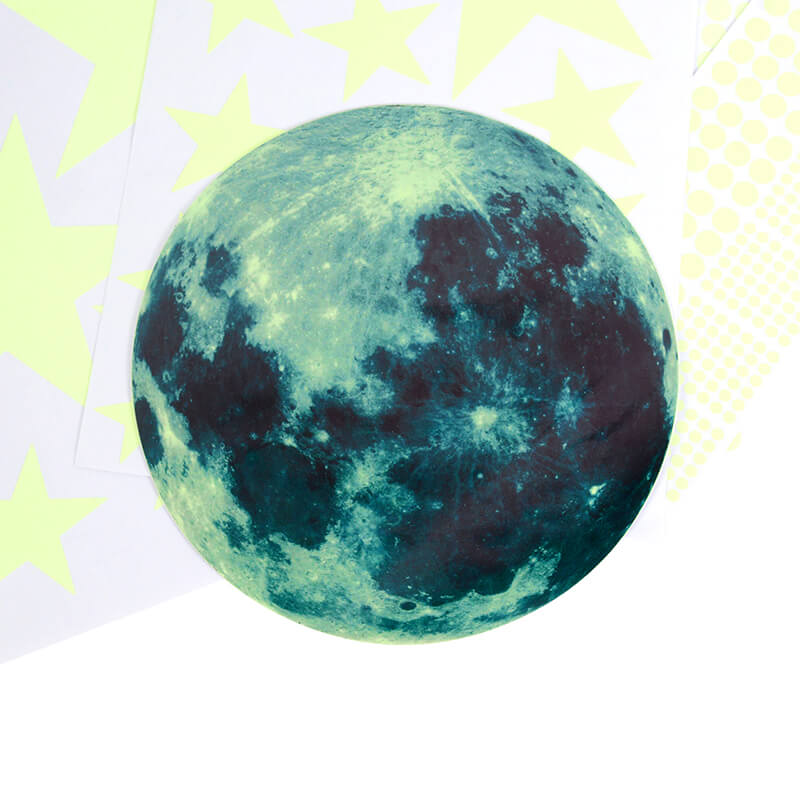 lune fluorescente 20cm