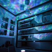Thumbnail for projection de vagues lumineuses au plafond