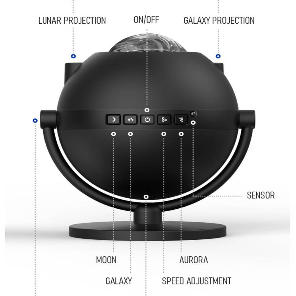 Projecteur diode électroluminescente ciel étoilé