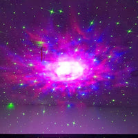 Thumbnail for Galaxie rose au plafond avec le projecteur astronaute