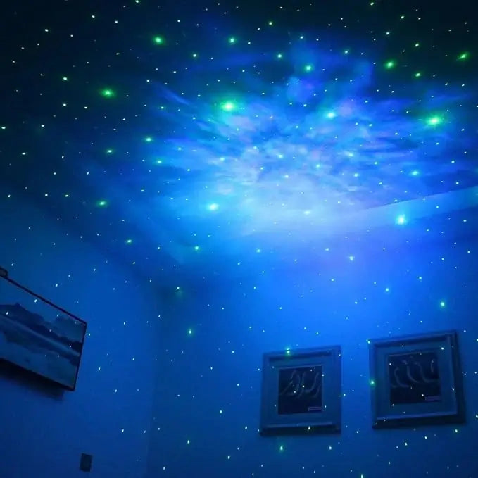 Effet nebuleuse au plafond de la chambre