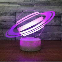 Thumbnail for 3D illusion Saturn lamp