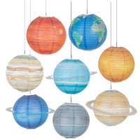 Thumbnail for Planètes du système solaire sous forme de lanterne en boule de papier