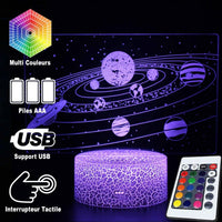 Thumbnail for Lampe hologramme représentant le système solaire