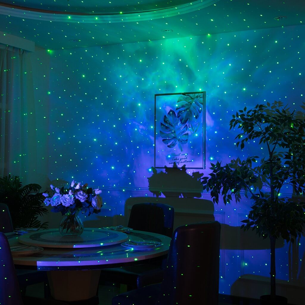 Projecteur LED ciel étoilé – Lampe de projection de vagues de l