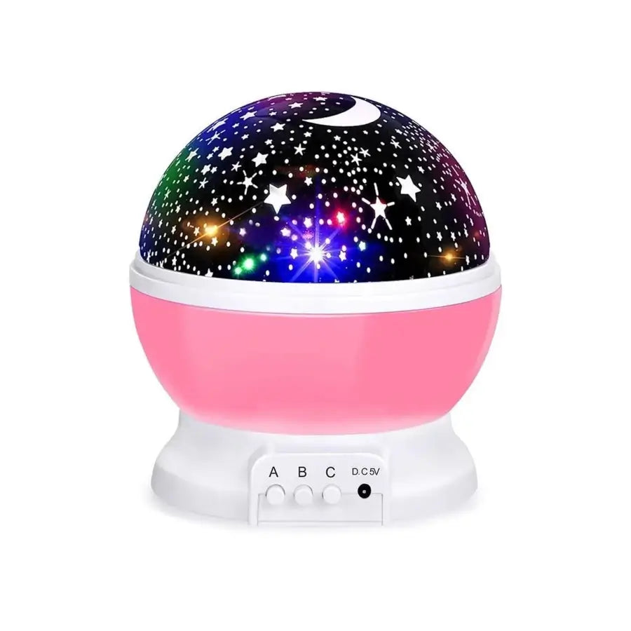 Veilleuse Projecteur Étoiles Bébé - 3 Couleurs, 9 Sons - Détecteur De Pleurs - Autonomie 100h - Recharge USB