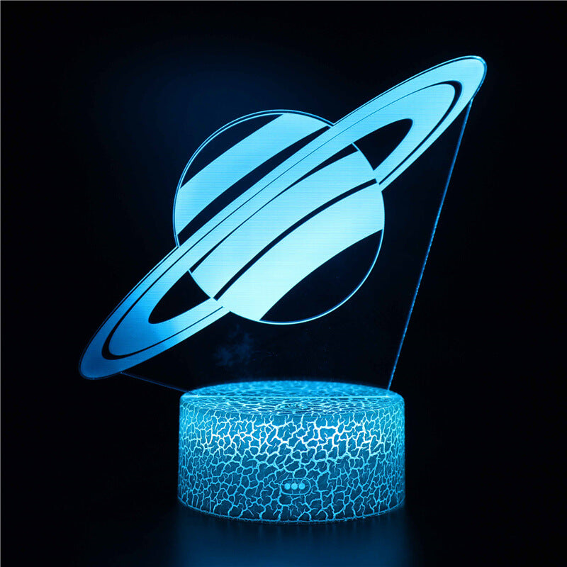 Lampe veilleuse Neptune holographique