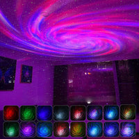 Thumbnail for étoiles laser et galaxie violette au plafond 