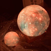 Thumbnail for veilleuse lune en 3D galaxie feerique