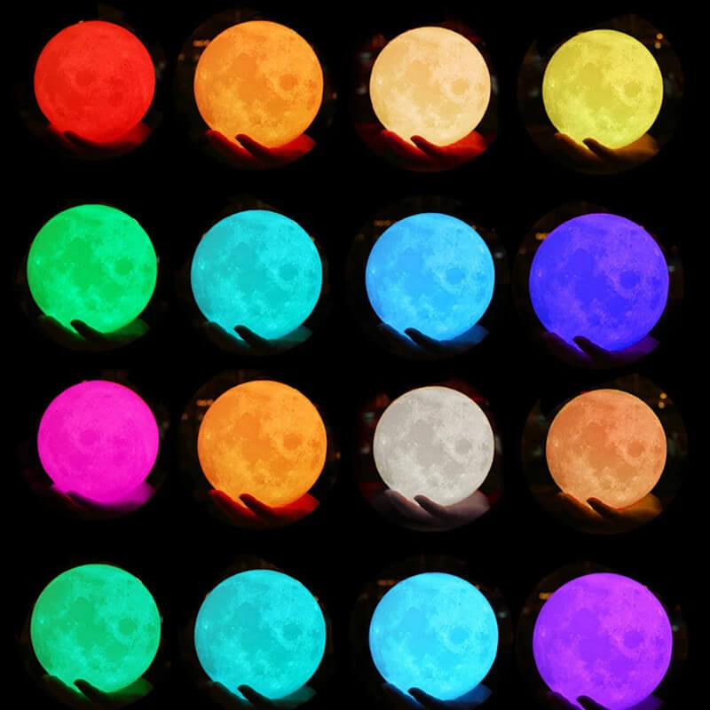 lampe veilleuse lune fantastique de toutes les couleurs