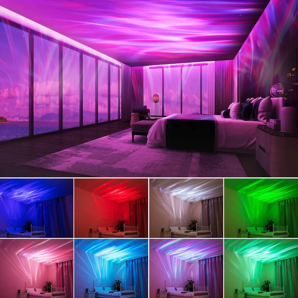 aurora projector lumières multicolore