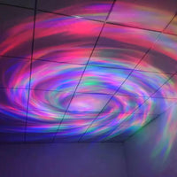 Thumbnail for galaxie spirale lumineuse multicolore au plafond